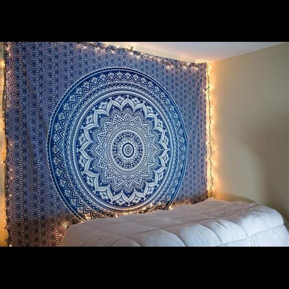 Wall Tapestry for Bedroom Aesthetic Tapestry Hippie Boho Tapestry Indie Tapestry - Picture 1 of 6